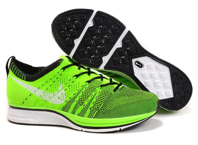 nike flyknit trainer verte