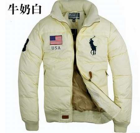 doudoune ralph lauren homme beige